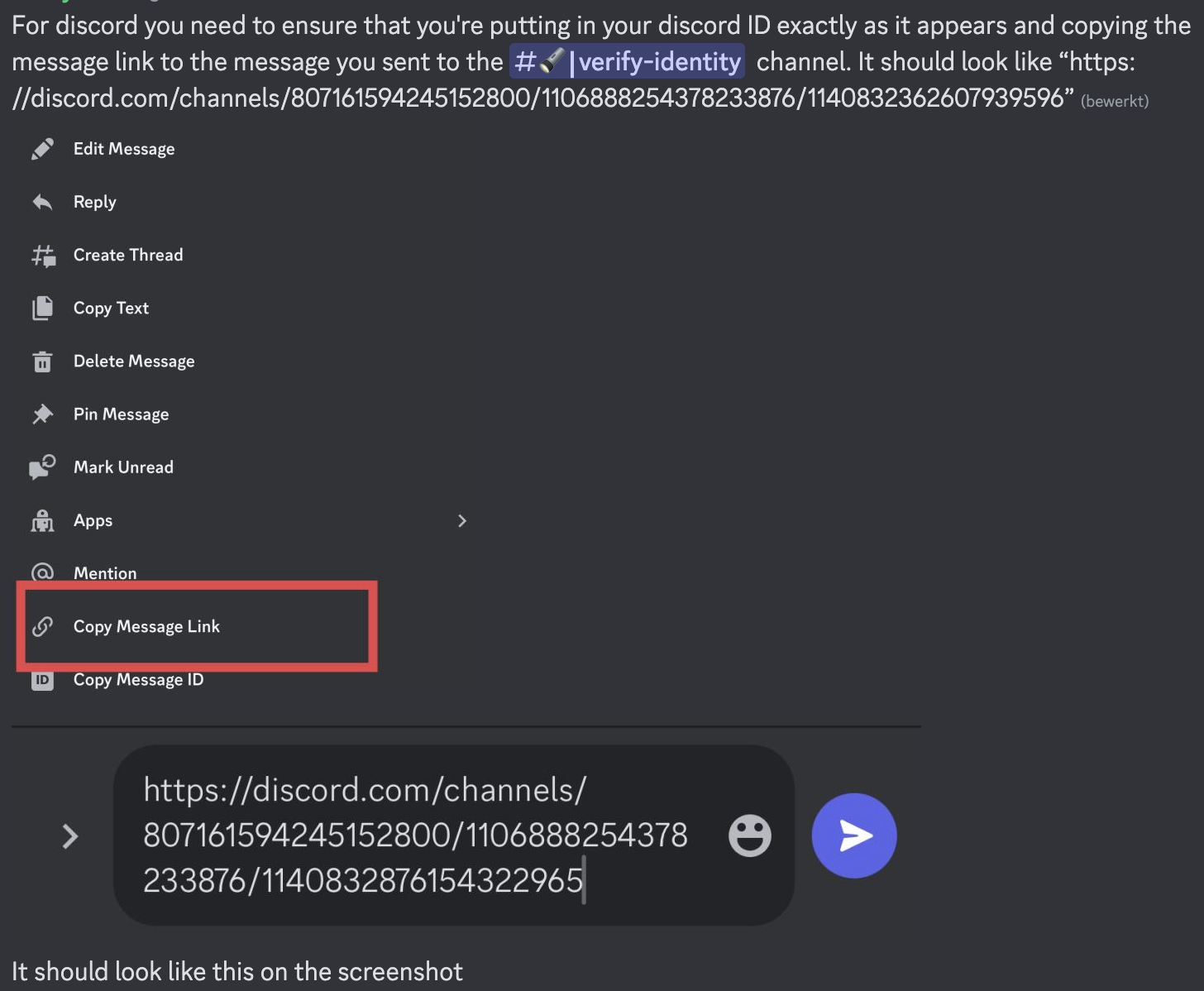 guide how to copy link on discord